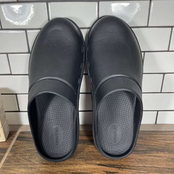 OOFOS OOcloog Shoes Womens Size 10 Black Slip On Recovery Comfort Clogs - Picture 9 of 15